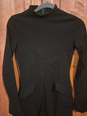 High Neck Black dress with pocket “like” size - Small